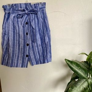 H&M stripped skirt